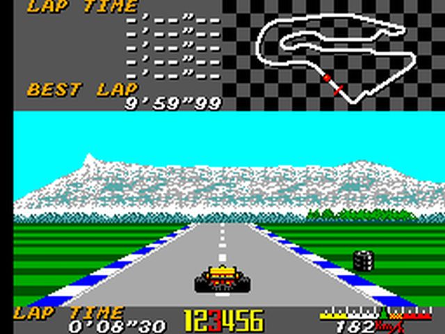 Pantallazo de Ayrton Sennas Super Monaco GP II para Sega Master System