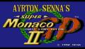 Pantallazo nº 28631 de Ayrton Senna's Super Monaco GP II (320 x 240)