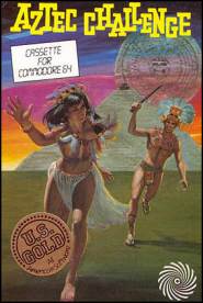 Caratula de Aztec Challenge para Commodore 64