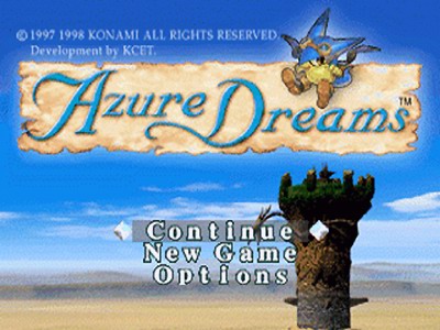 Pantallazo de Azure Dreams para PlayStation