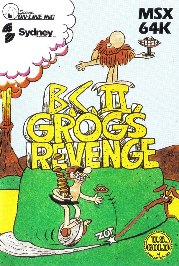 Caratula de B.C. II: Grog's Revenge para MSX