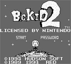 Pantallazo de B.C. Kid 2 para Game Boy