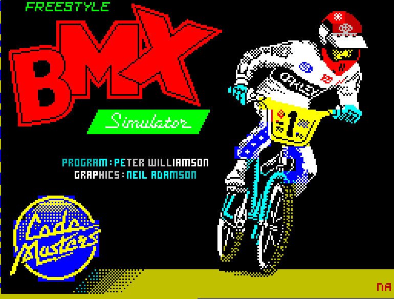 Pantallazo de BMX Freestyle Simulator para Spectrum