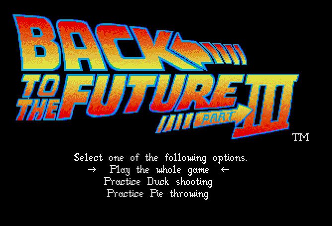 Pantallazo de Back to the Future Part III para Atari ST