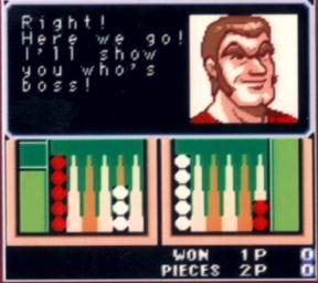 Pantallazo de Backgammon para Game Boy Color