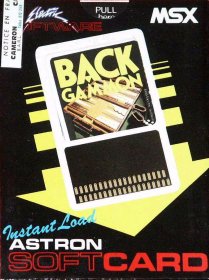 Caratula de Backgammon para MSX
