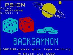 Pantallazo de Backgammon para Spectrum