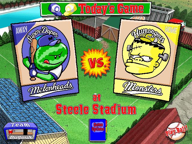 Pantallazo de Backyard Baseball 2001 para PC