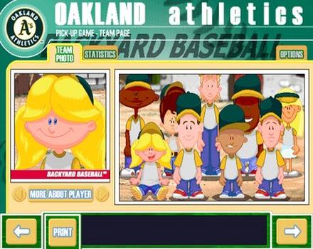 Pantallazo de Backyard Baseball 2005 para PC