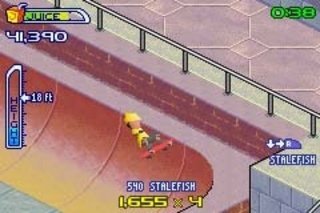 Pantallazo de Backyard Skateboarding 2006 para Game Boy Advance