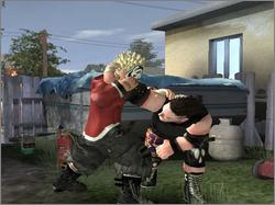 Pantallazo de Backyard Wrestling 2: There Goes the Neighborhood para PlayStation 2