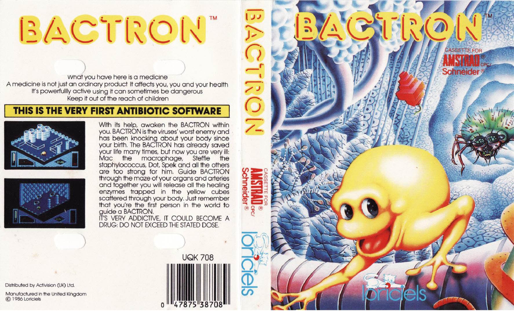 Caratula de Bactron para Amstrad CPC
