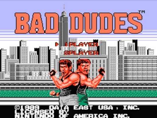 Pantallazo de Bad Dudes para Nintendo (NES)