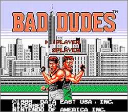 Pantallazo de Bad Dudes para Nintendo (NES)