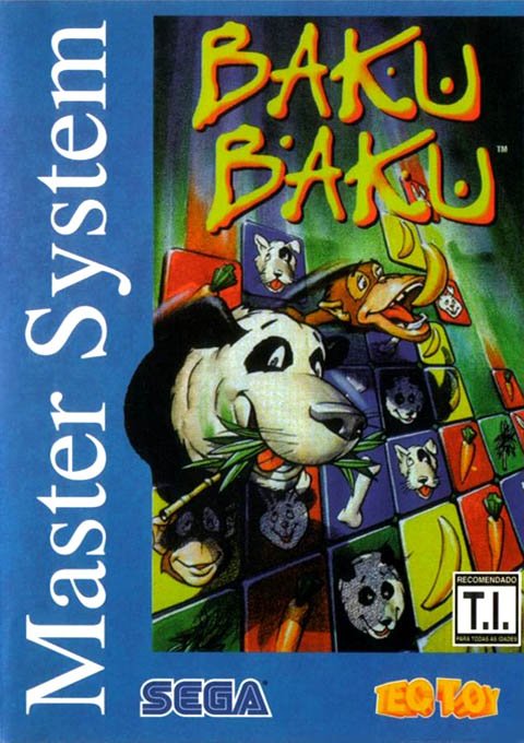 Caratula de Baku baku animal para Sega Master System