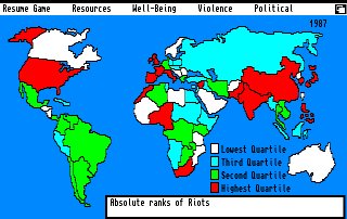 Pantallazo de Balance Of Power: Geopolitics In The Nuclear Age para Amiga