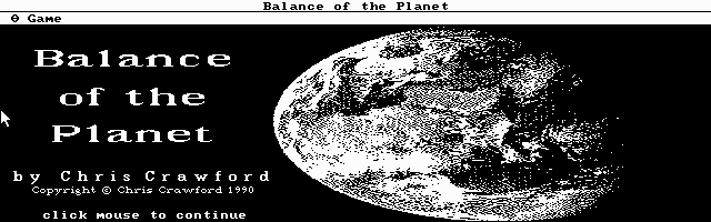 Pantallazo de Balance of the Planet para PC