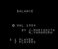 Pantallazo de Balance para MSX