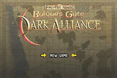 Pantallazo de Baldur's Gate: Dark Alliance para Game Boy Advance