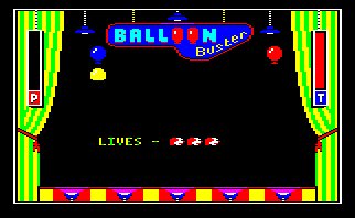 Pantallazo de Balloon Buster para Amstrad CPC