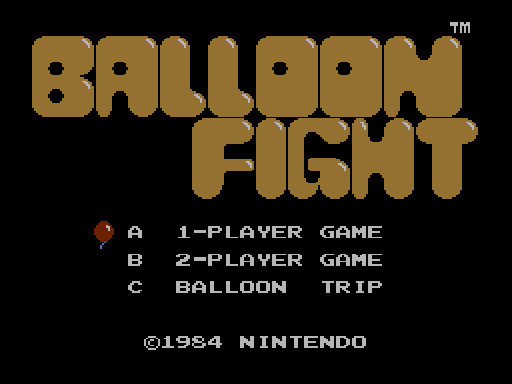 Pantallazo de Balloon Fight (Consola Virtual) para Wii