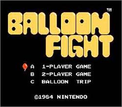 Pantallazo de Balloon Fight para Nintendo (NES)
