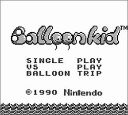 Pantallazo de Balloon Kid para Game Boy