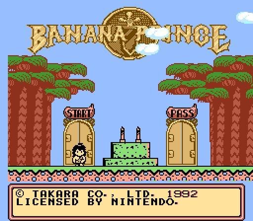 Pantallazo de Banana Prince para Nintendo (NES)