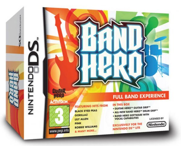 Caratula de Band Hero para Nintendo DS