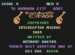 Pantallazo de Bandana City para Commodore 64