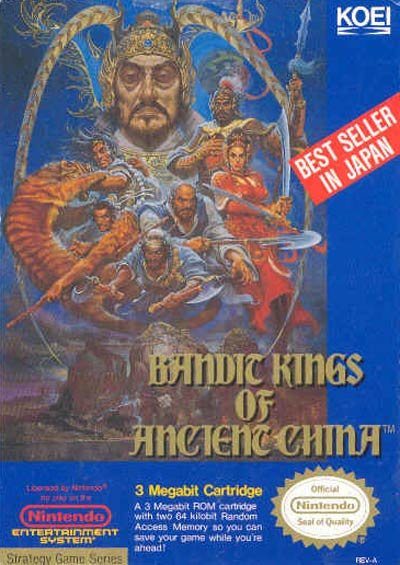 Caratula de Bandit Kings of Ancient China para Nintendo (NES)