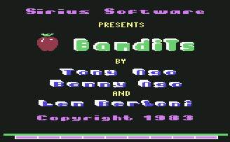 Pantallazo de Bandits para Commodore 64