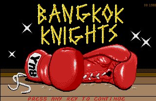 Pantallazo de Bangkok Knights para Atari ST