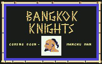 Pantallazo de Bangkok Knights para Commodore 64