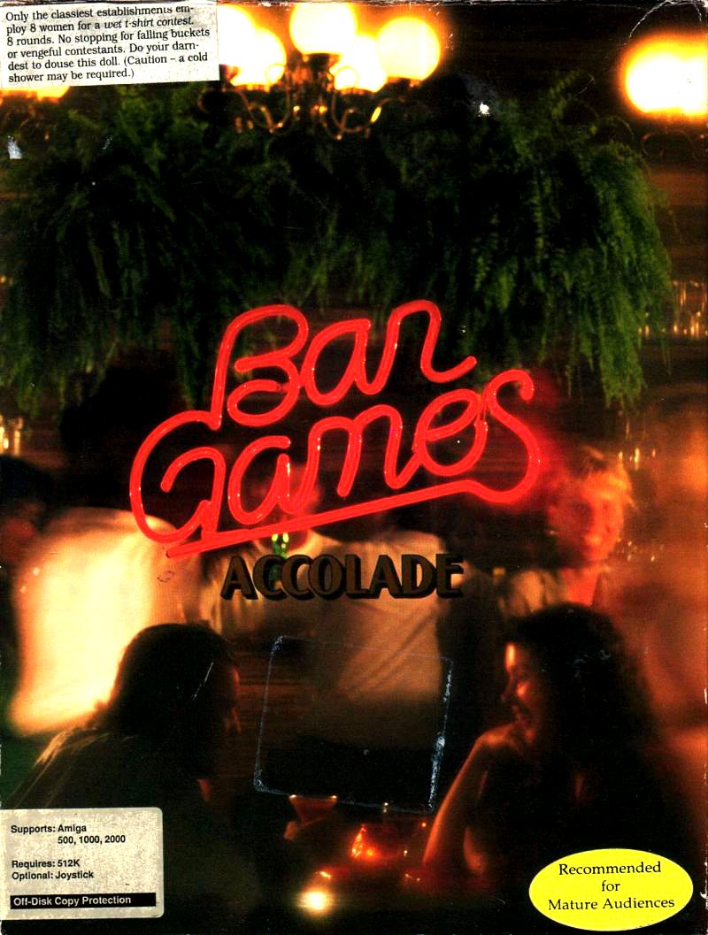 Caratula de Bar Games para Amiga