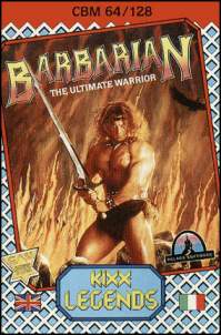 Caratula de Barbarian - The Ultimate Warrior Parte 1 para Commodore 64