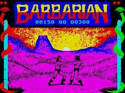Pantallazo de Barbarian 1: The Ultimate Warrior para Spectrum