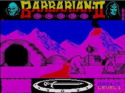Pantallazo de Barbarian 2: The Dungeon of Drax para Spectrum