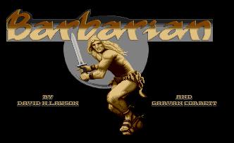 Pantallazo de Barbarian para Atari ST