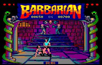 Pantallazo de Barbarian para Amstrad CPC