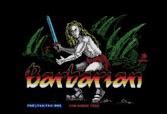 Pantallazo de Barbarian para MSX