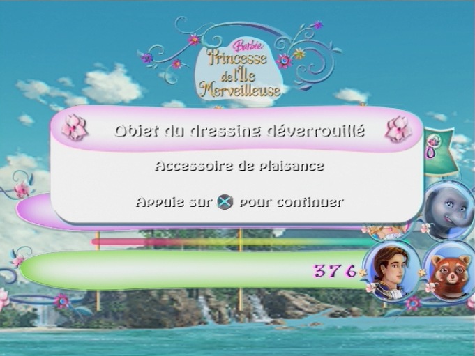 Pantallazo de Barbie: La Princesa De Los Animales para PlayStation 2