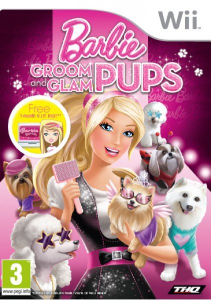 Caratula de Barbie: Salon De Belleza Para Mascotas para Wii