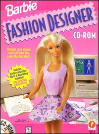 Caratula de Barbie Fashion Designer CD-ROM para PC