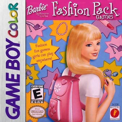 Caratula de Barbie Fashion Pack Games para Game Boy Color