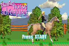Pantallazo de Barbie Horse Adventures: The Big race para Game Boy Advance