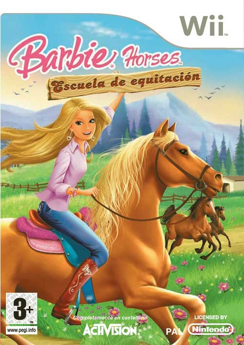 Caratula de Barbie Horses: Escuela De Equitación para Wii