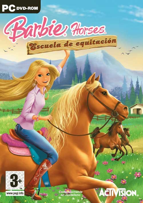 Caratula de Barbie Horses: Escuela De Equitacion para PC