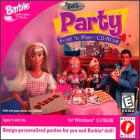 Caratula de Barbie Party Print 'n Play CD-ROM para PC