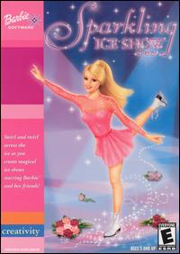 Caratula de Barbie Sparkling Ice Show CD-ROM para PC